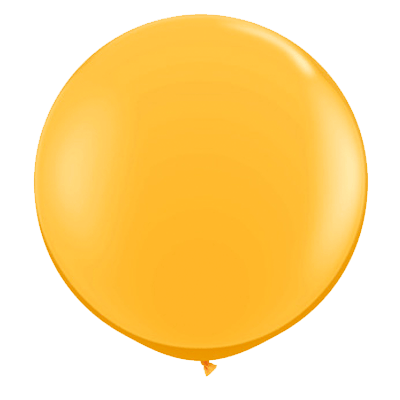 36" Round Balloon: Goldenrod - Shop Sweet Lulu
