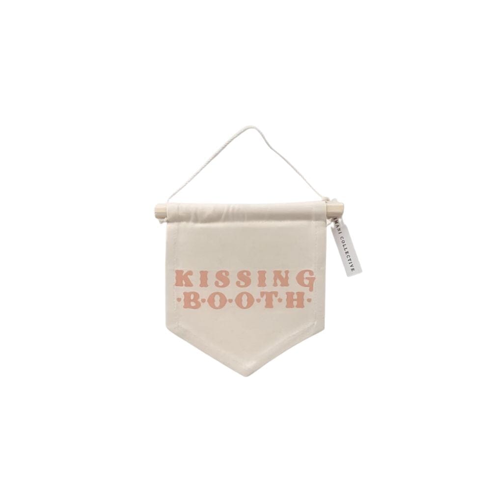 Kissing Booth Hang Sign - 2 Color Options