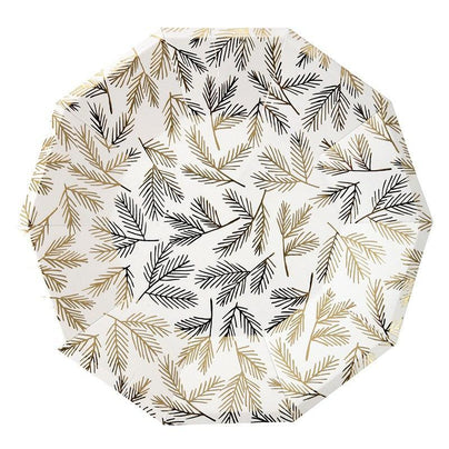 Gold Pine Pattern Large Plate available at Shop Sweet Lulu