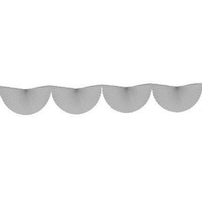 Large Tissue Bunting Garland - Grey