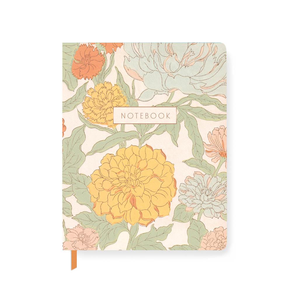70's Floral Notebook