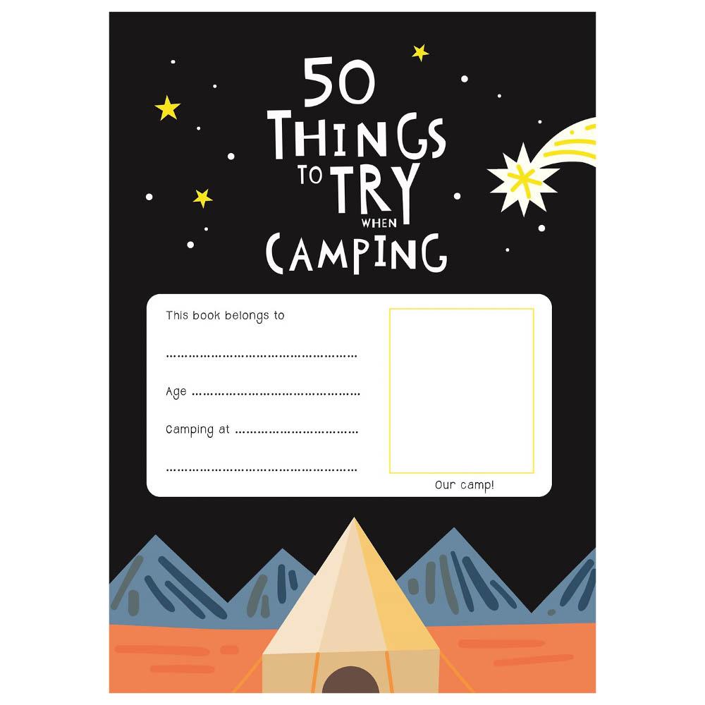 Adventure Journal: 50 Things to Try Camping