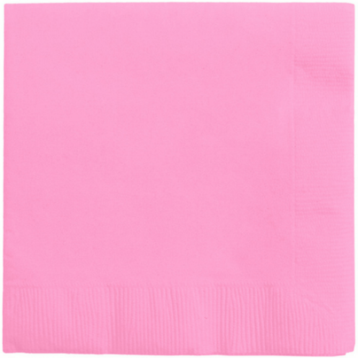 Cotton Candy Pink Napkins - 2 Size Options