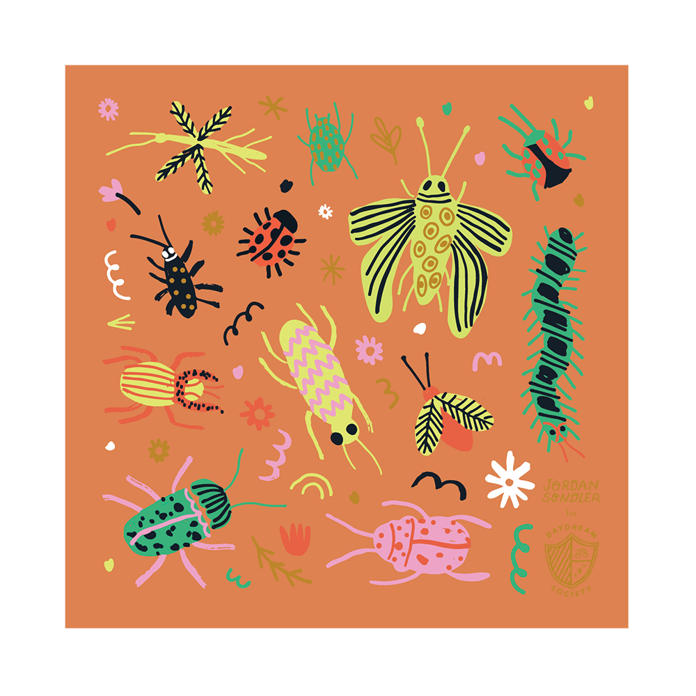 Backyard Bugs Sticker Set