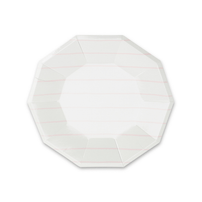 Blush Frenchie Striped Small Plates from Daydream Society