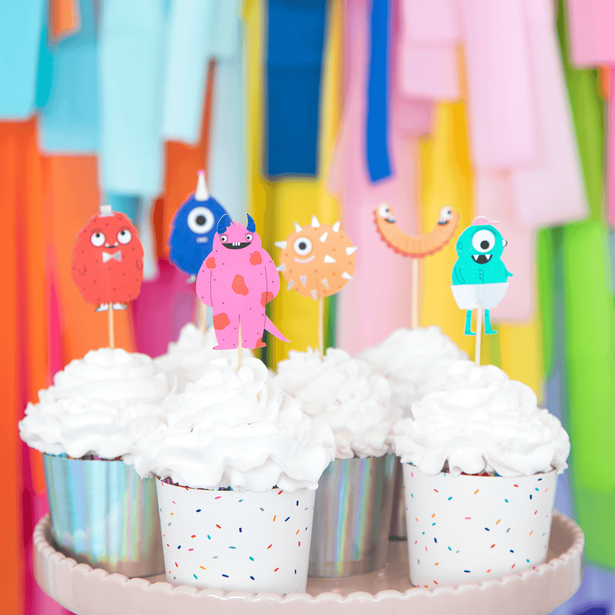 Little Monsters Cupcake Decorating Set, Daydream Society