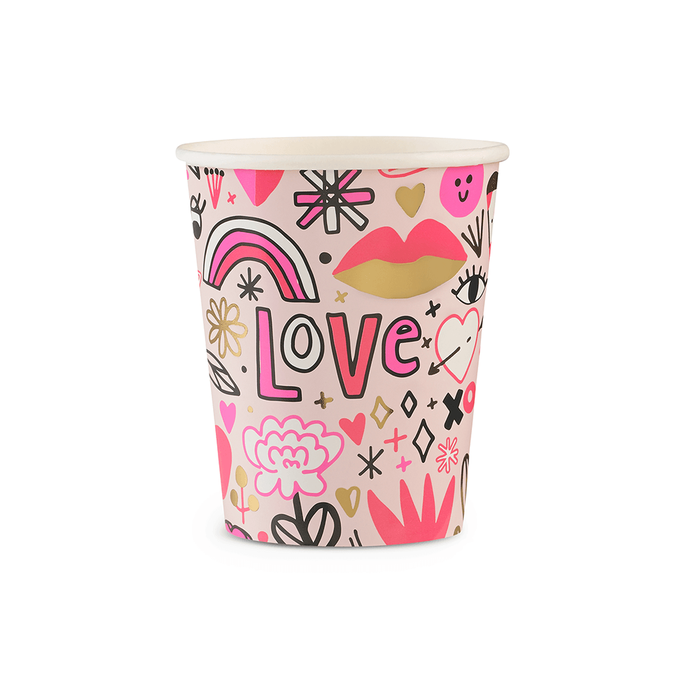 Love Notes 9 oz Cups from Daydream Society