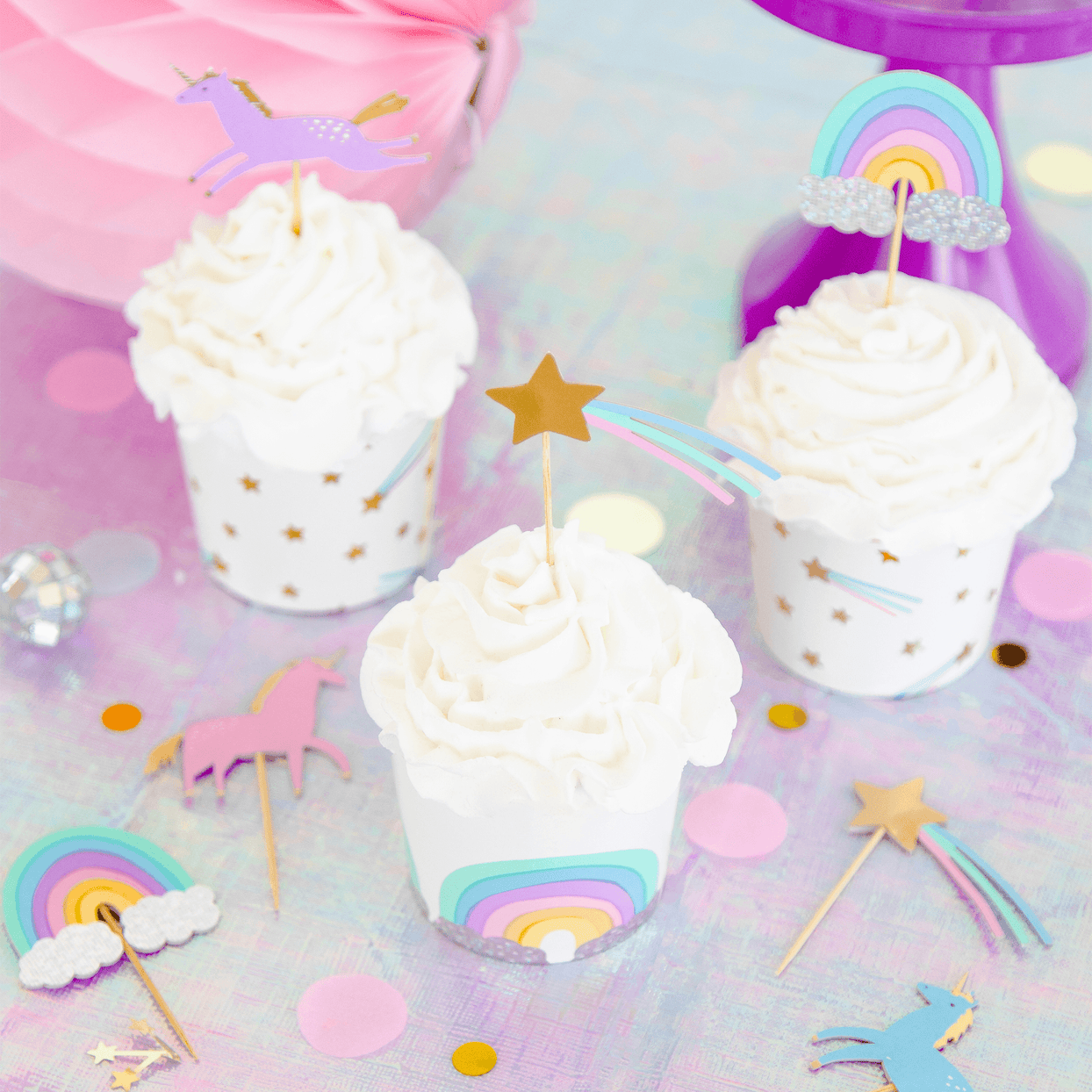 Magical Unicorn Cupcake Decorating Set, Daydream Society