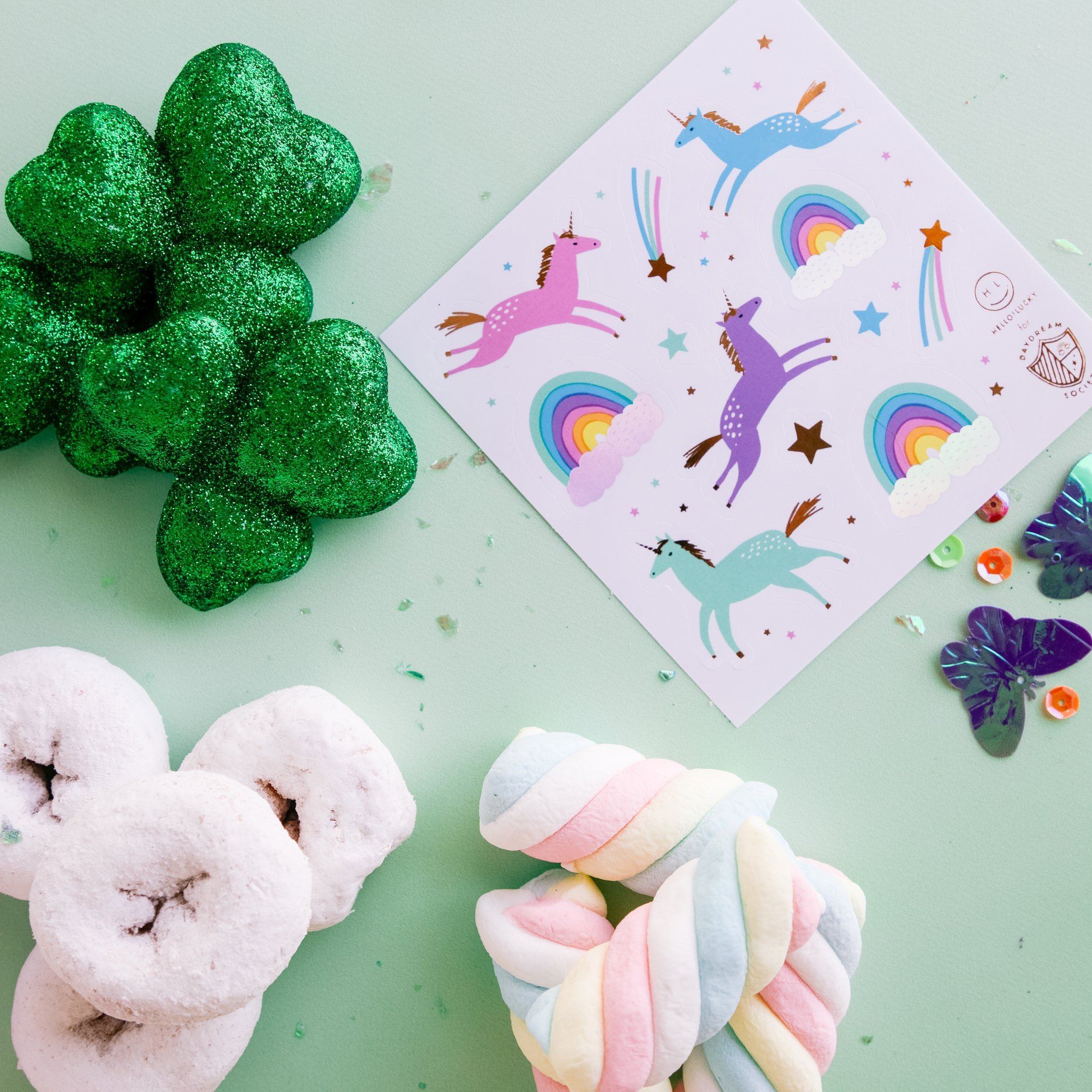 Magical Unicorn Sticker Set Styled from Daydream Society