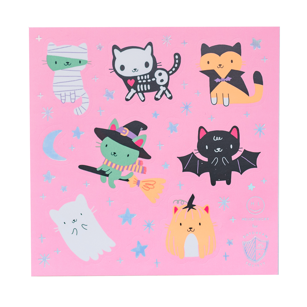 Meowloween Sticker Set, Shop Sweet Lulu