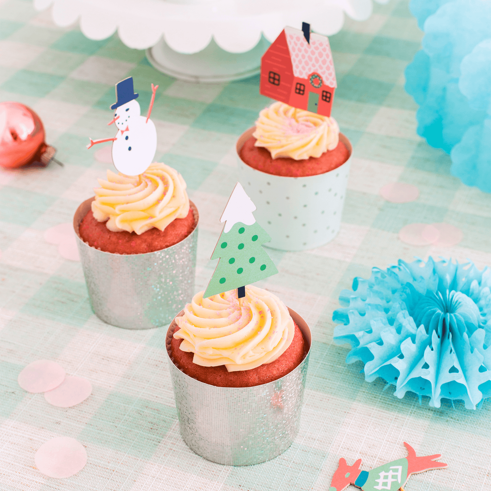 Snow Day Cupcake Decorating Set, Daydream Society
