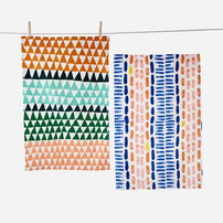 Triangle/Paint Dabs Dish Towel - Shop Sweet Lulu