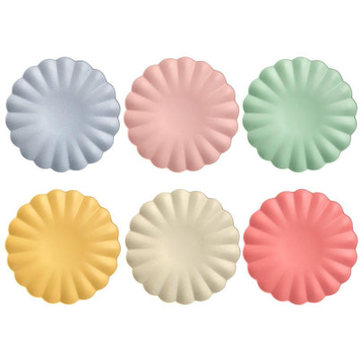 Reusable Bamboo Fiber Mixed Plate Set, Large