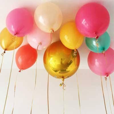 16" Gold Mylar Balloon Orbz available at Shop Sweet Lulu