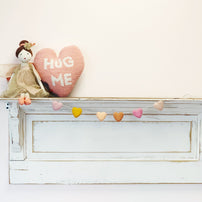 Sweet Hearts Mini Felt Garland - Shop Sweet Lulu