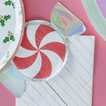Holly Jollity Red Peppermint Guest Napkins from Jollity & Co