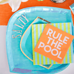 "Rule the pool" cocktail napkins from Jollity & Co