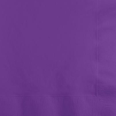 Bright Purple Napkins - 2 Size Options