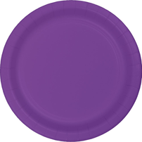 Bright Purple Plates - 3 Size Options