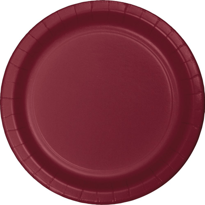 Burgundy Plates - 2 Size Options, Shop Sweet Lulu