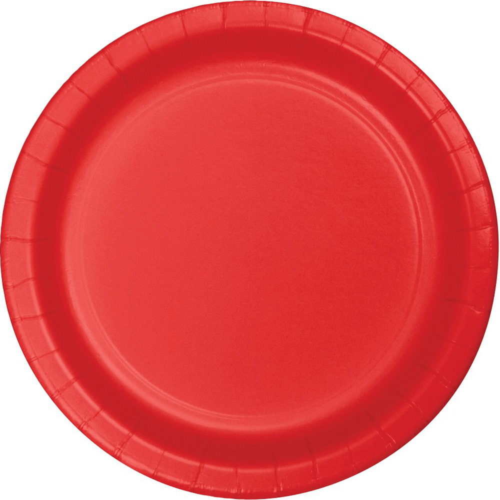 Candy Apple Red Plates - 3 Size Options - Shop Sweet Lulu