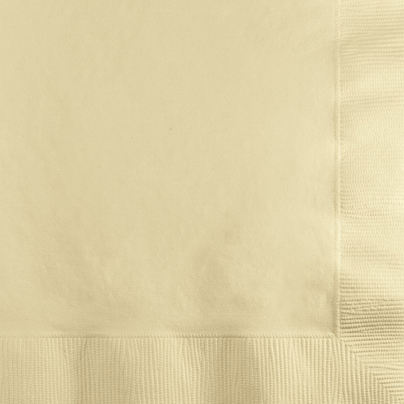 Cream Napkins - 2 Size Options