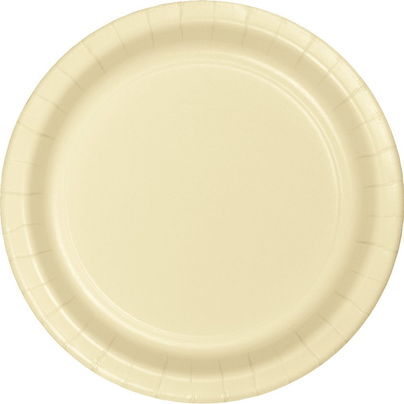 Cream Plates - 2 Size Options