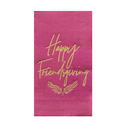 "Happy Friendsgiving" Guest Napkins
