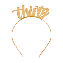 "Thirty" Metal Headband - 2 Color Options, Shop Sweet Lulu