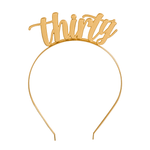 "Thirty" Metal Headband - 2 Color Options, Shop Sweet Lulu