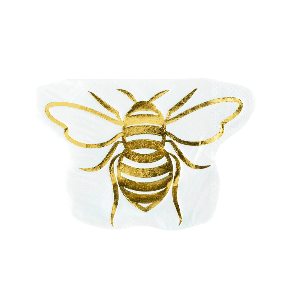 Hey Bae-Bee, Die-Cut Cocktail Napkin from Jollity & Co