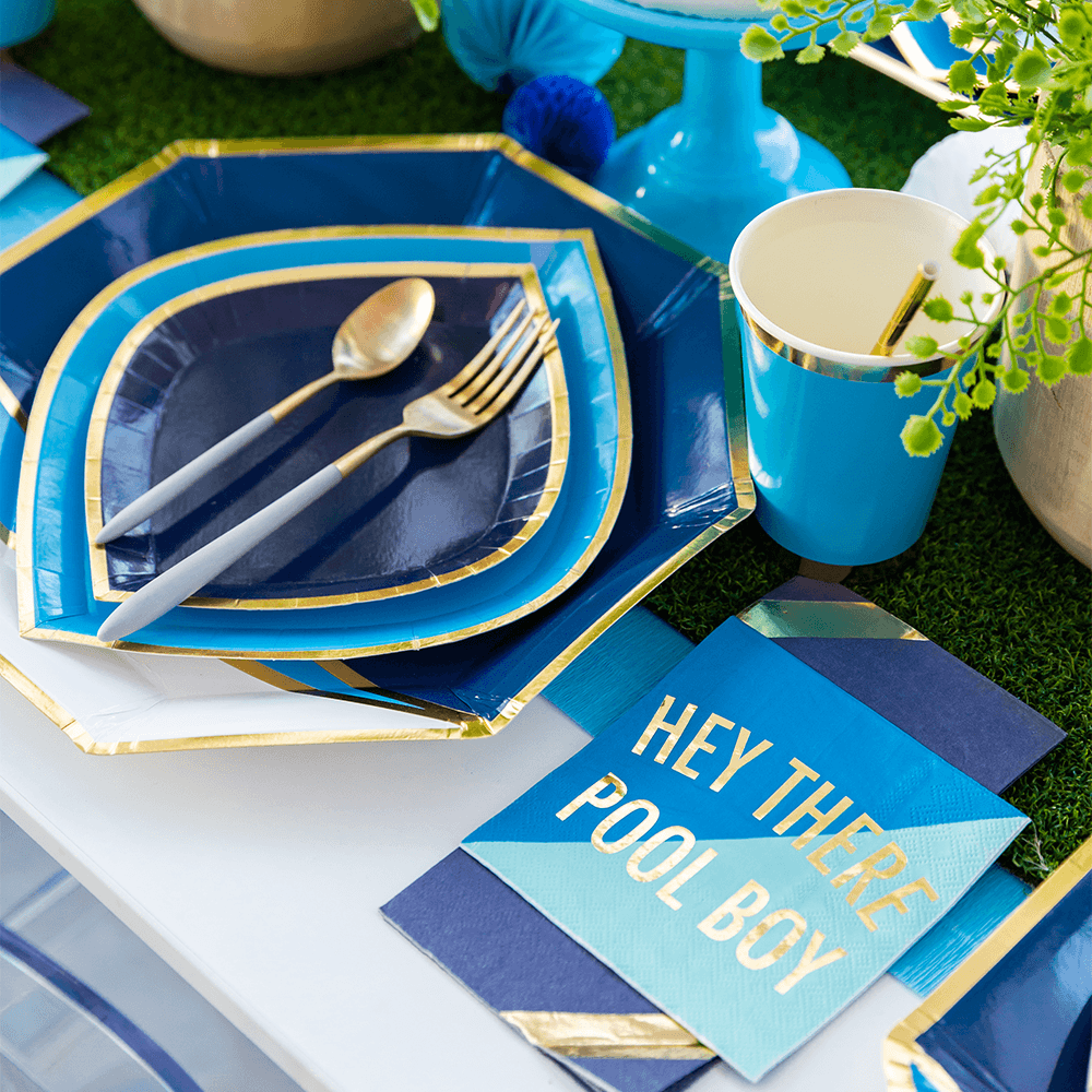 Hey There Pool Boy Cocktail Napkins and The Markle Collection by Jollity & Co