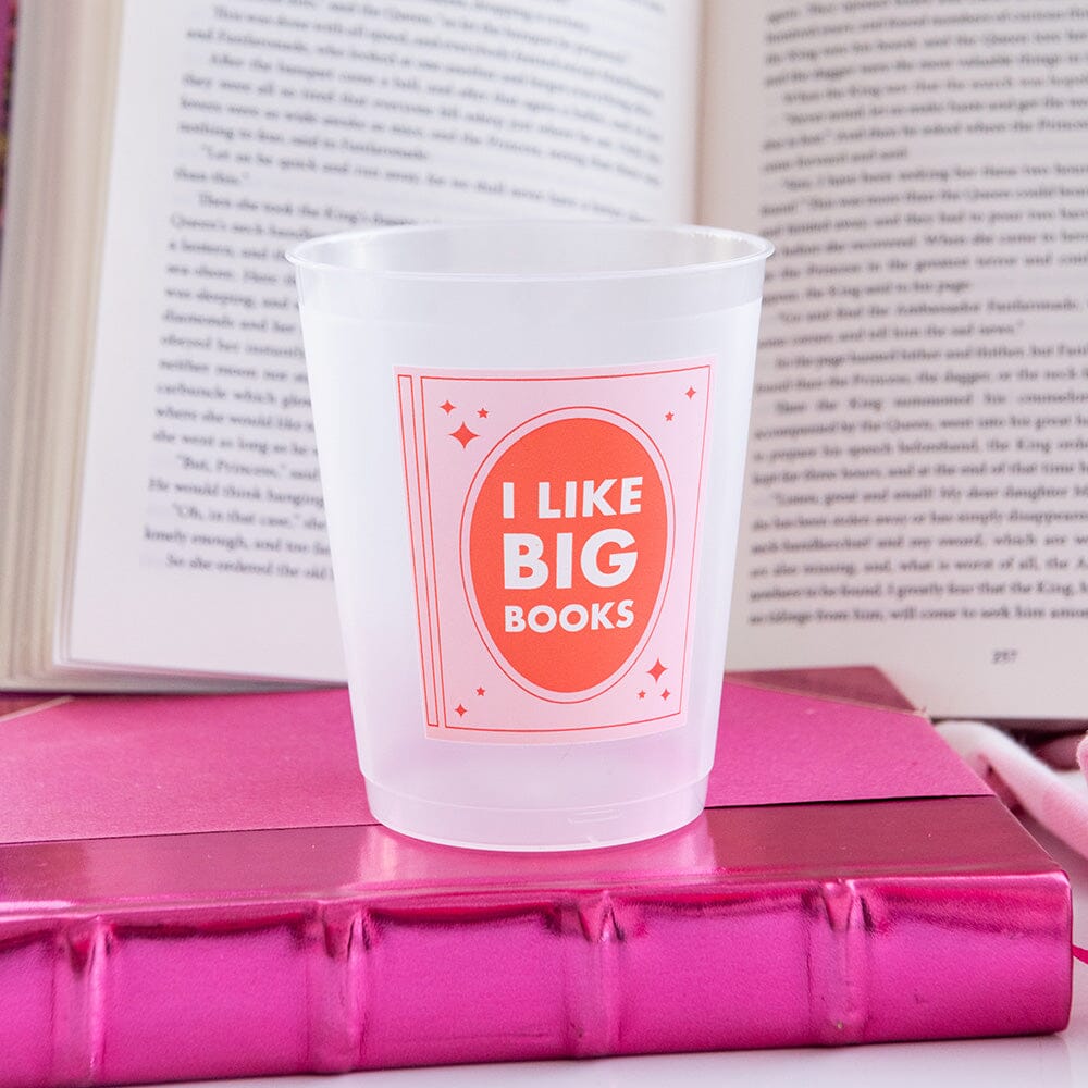 Book Club "I Like Big Books" Flex Cups