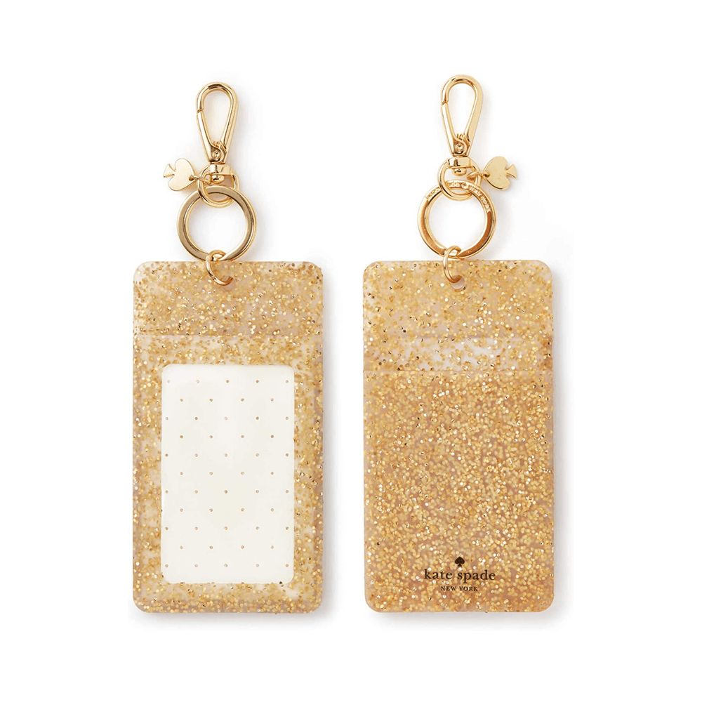 Gold Glitter ID Clip, Jollity & Co