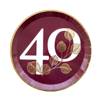 Milestone Mauve 40th Dinner Plates, Shop Sweet Lulu
