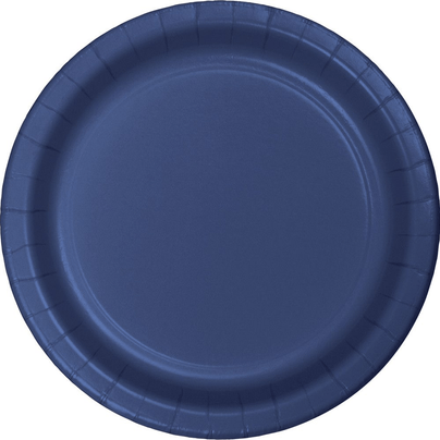 Navy Blue Plates - 2 Size Options