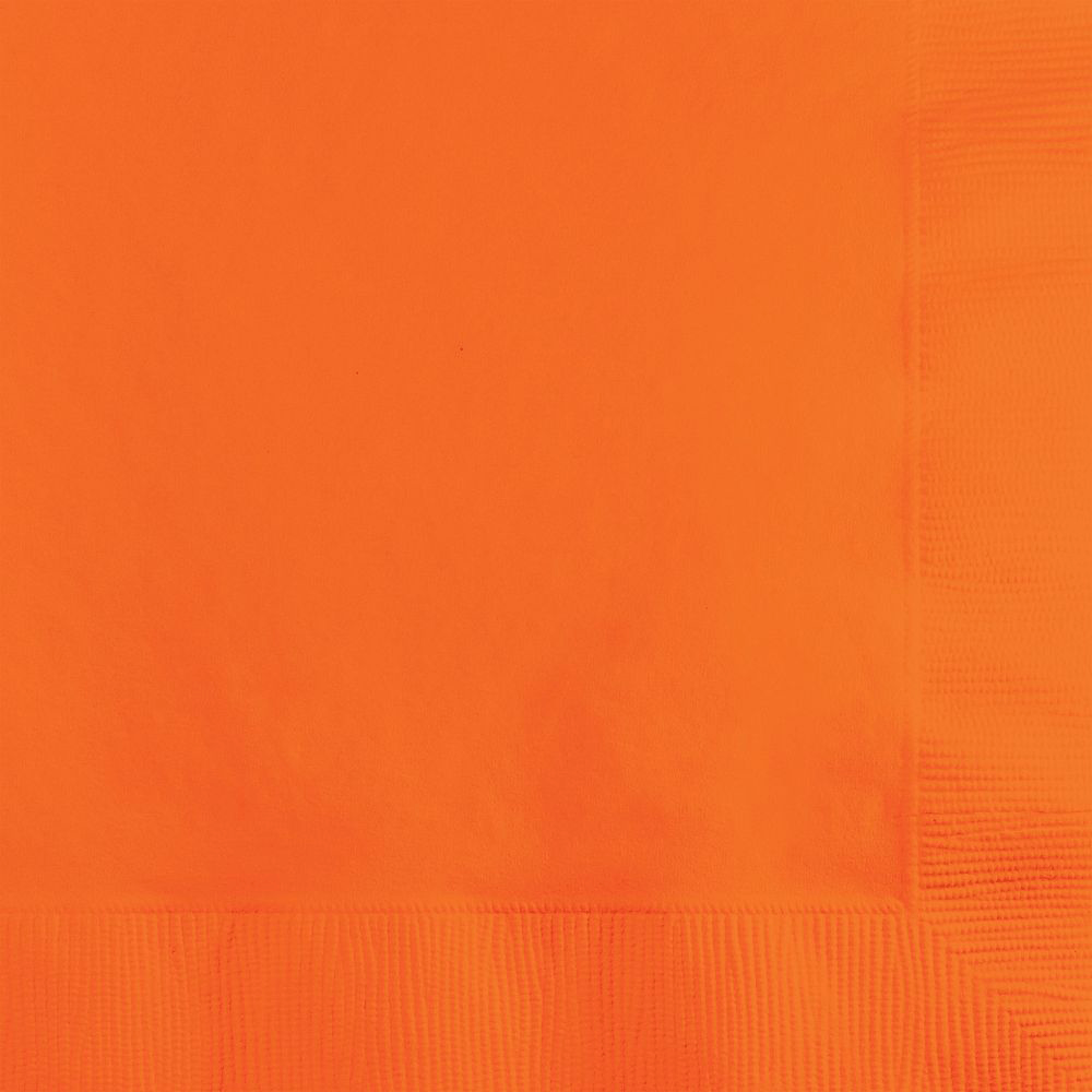 Orange Napkins - 2 Size Options