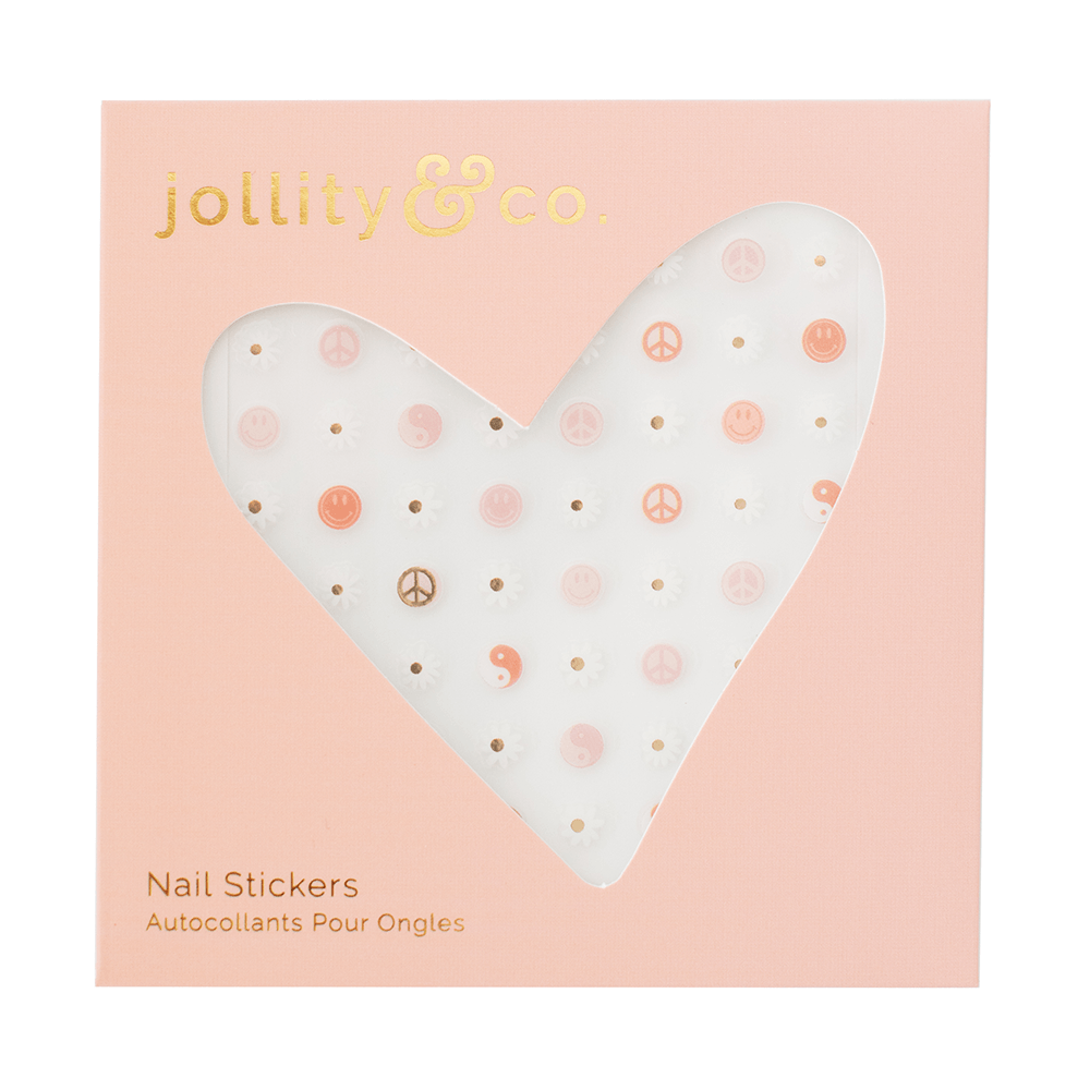 Peace & Love Nail Stickers