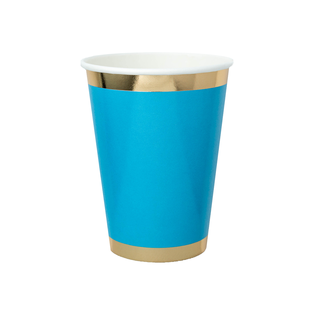 Posh Blue My Mind 12 oz Cups from Jollity & Co