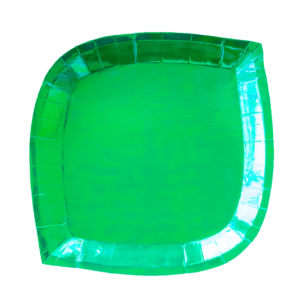 Posh Emerald City Plates - 3 Size Options