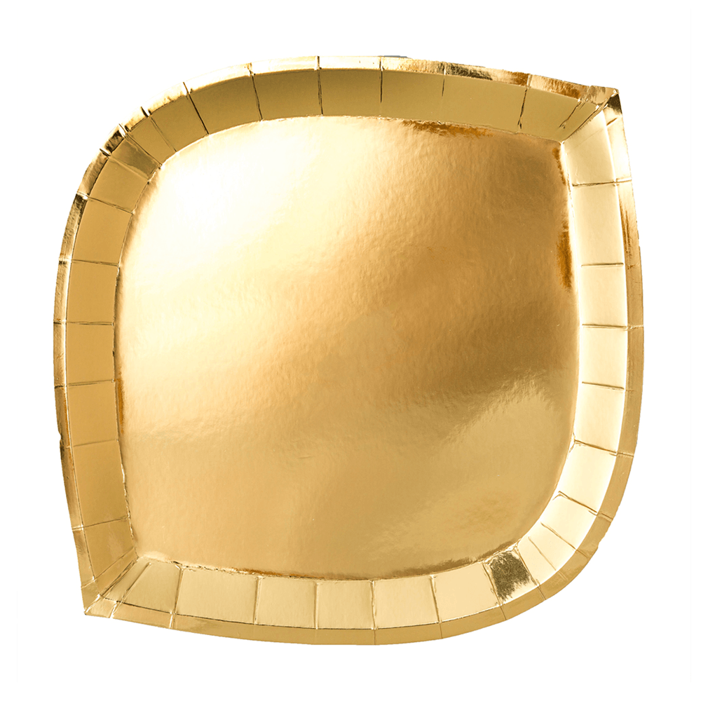 Posh Gold To Go Charger Plates from Jollity & Co