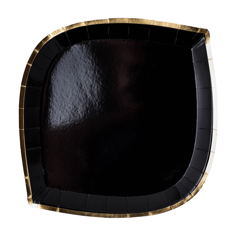 Posh Noir Plates - 3 Size Options, Shop Sweet Lulu