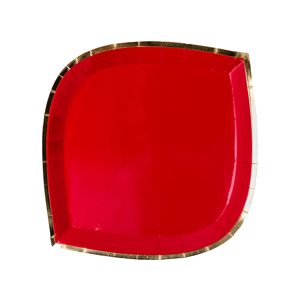 Posh Ruby Kiss Plates - 2 Size Options, Shop Sweet Lulu