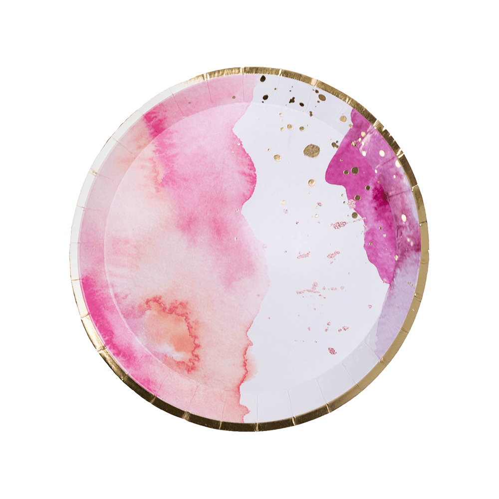 Pretty in Pink Dessert Plates by Jollity & Co
