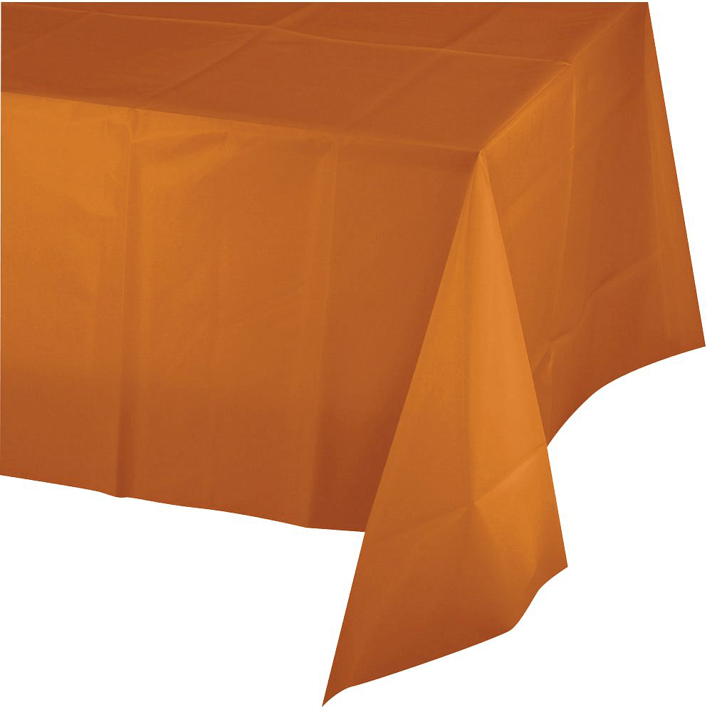 Pumpkin Spice Orange Tablecloth