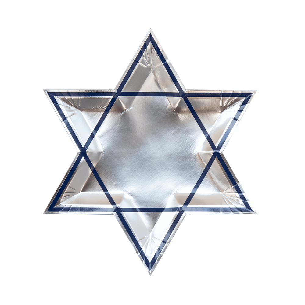 Silver Star of David Dinner Plates, Shop Sweet Lulu