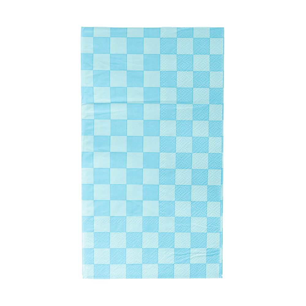 Check It! Out of the Blue Check Guest Napkins