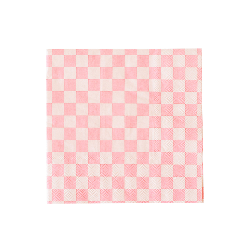 Check It! Tickle Me Pink Cocktail Napkins, Jollity & Co.