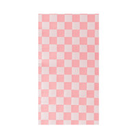 Check It! Tickle Me Pink Check Guest Napkins - Shop Sweet Lulu