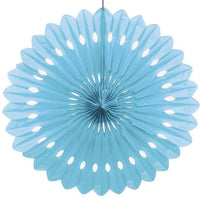 Light Blue Paper Fans, 5 Sizes - Shop Sweet Lulu